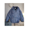Women's Marbled Pattern Down Jacket - Look Chic & Chaleur