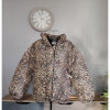 Chaqueta de pluma de mujer 2XL con estampado de leopardo | Urban Elegance