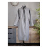 Manteau‑cape Long Femme – Taille Unique, Gris ou Noir Intemporel