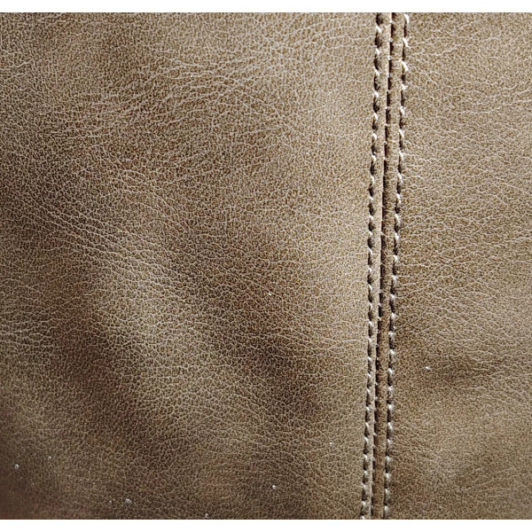 Bottes kaki - | Talon en cuir de 5 cm