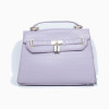 Borsa viola con dettagli dorati