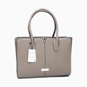 Borsa a mano color taupe
