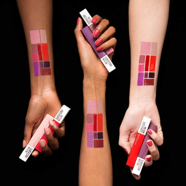 Lápiz labial mate líquido - Larga duración - Tinta mate Superstay