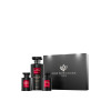Set di bellezza Elegance ispirato a bacarra: Profumo 75 ml, Gel doccia 650 ml, Olio secco 75 ml
