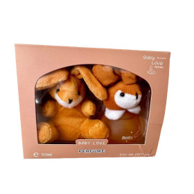 Scatola per bambini Baby Love, profumo senza alcol e adorabile peluche