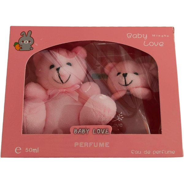 Baby love children's box, alcohol-free perfume and Adorable plush toy