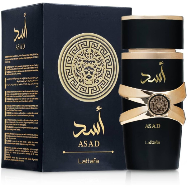Yara Asad Black Lattafa, profumo da 100 ml
