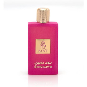 Bottiglia di profumo rosa