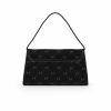 Pochette Noire à Motifs Losanges - Élégance BESTINI