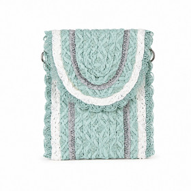 Metallic braided pouch — BESTINI