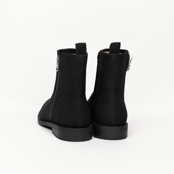 Camilla Flat Ankle Boots Schwarz — Amazon Essentials