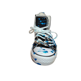 Street Art Sneakers - Urban Sneakers Blue or Black