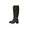 Botas caqui - | tacón de cuero de 5 cm