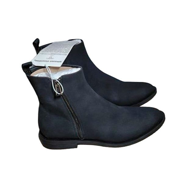 Damen-Stiefeletten Camilla schwarz Wildleder - schick & bequem