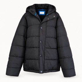 Men's/women's XXL oversized padded jacket with lined hood - Winter Elegance