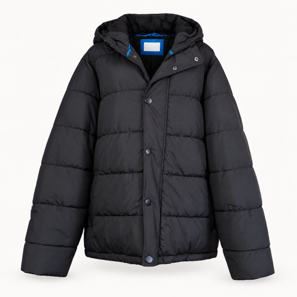 Oversize-Daunenjacke für Damen/Herren XXL mit gefütterter Kapuze - Winter-Eleganz