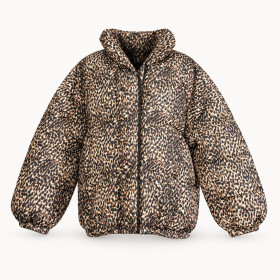 Doudoune Imprimé Léopard Femme 2XL | Élégance Urbaine