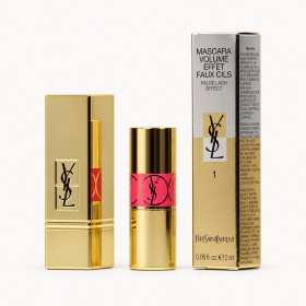 Kit cosmetico di Yves Saint Laurent con le sue miniature