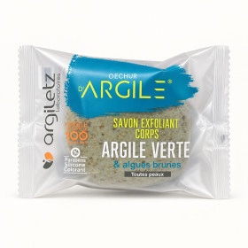 Sapone esfoliante con argilla verde