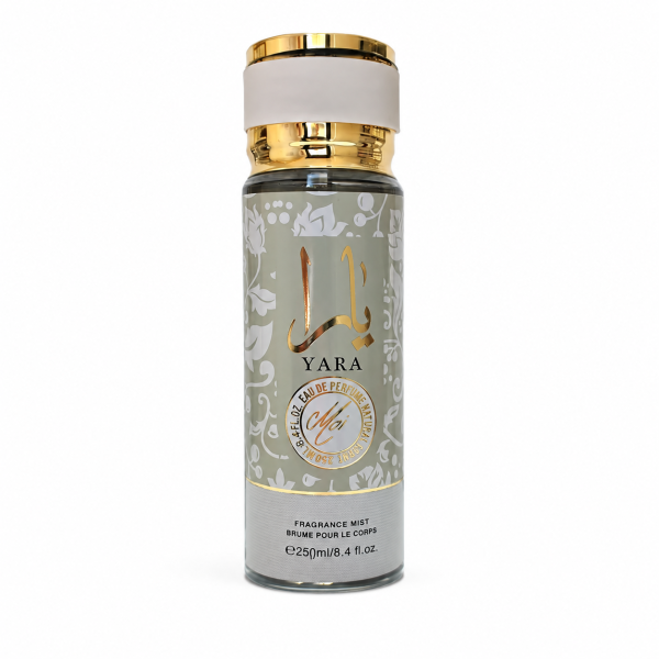 Yara White Hair & Body Mist - Refreshing 250 ML Spray