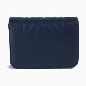 Navy blue quilted shoulder bag - Sevona
