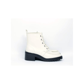 Ecru Leather Moc Toe Boots — Amazon Essentials