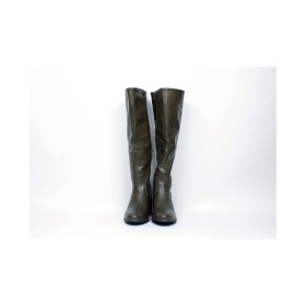 Grüne High Heel-Stiefel – Sechste Sens