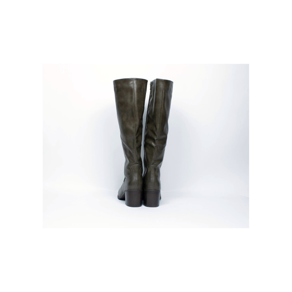 Grüne High Heel-Stiefel – Sechste Sens