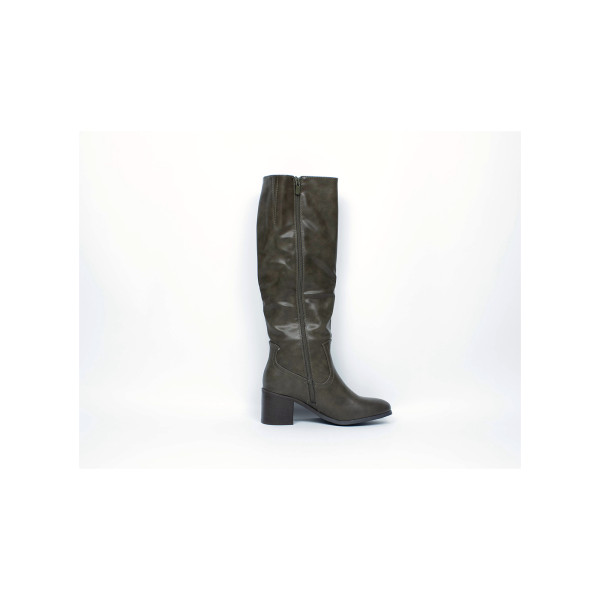Grüne High Heel-Stiefel – Sechste Sens