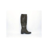 Bottes hautes kaki Sixth Sens femme 38