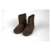 Botines marrones forrados para mujer
