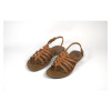 Shirley Camel Flat Sandalen — Chattawak