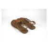 Shirley Camel Flat Sandalen — Chattawak