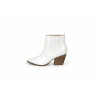 Bottines Sia cuir blanc cassé femme — The Drop