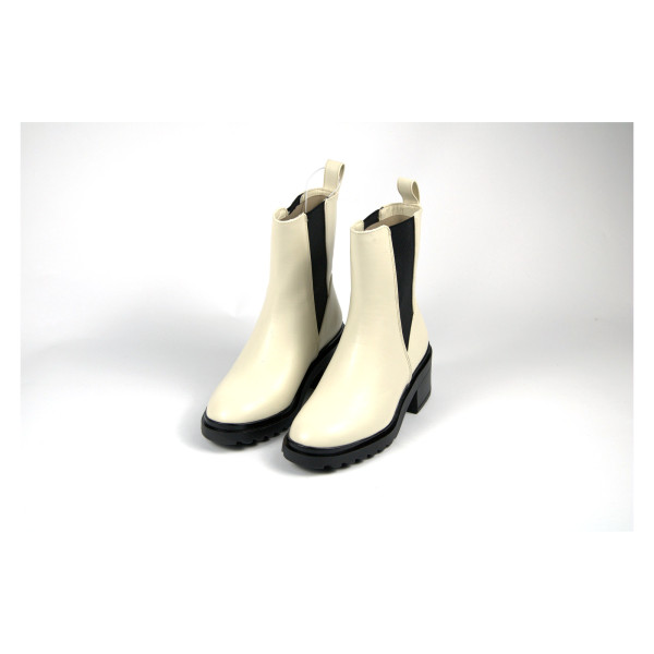 Botas Chelsea de cuero cru — Amazon Essentials