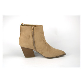 Bottines beige sable femme — The Drop