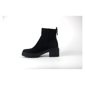 Bottines noires zip arrière femme — Chattawak