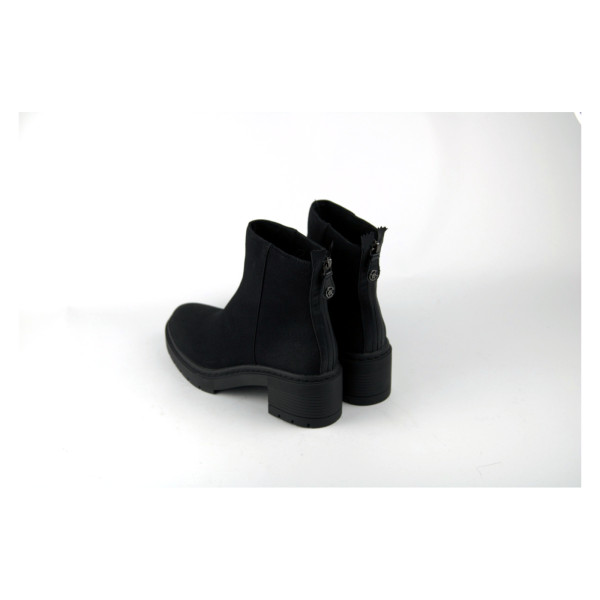 Bottines noires zip arrière femme — Chattawak