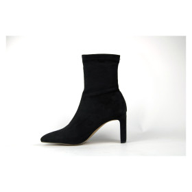 Jane Suede Heeled Boots — The Drop