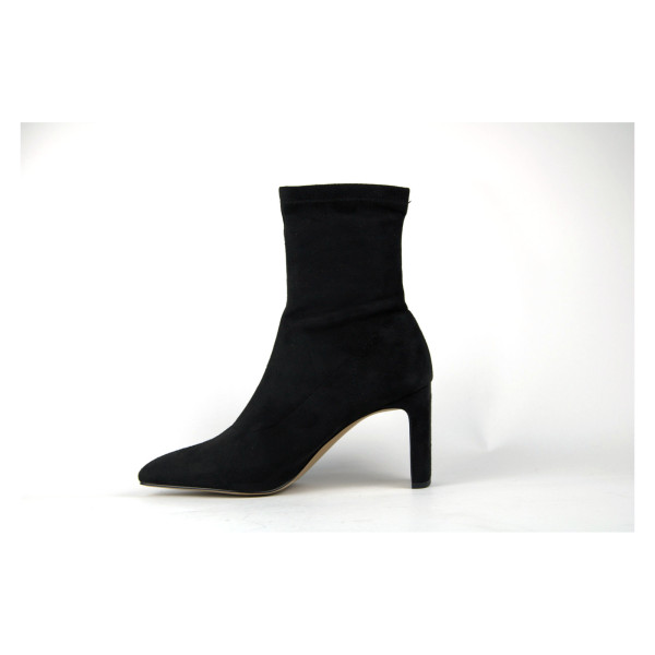 Jane Wildleder-Stiefel mit Absatz – The Drop