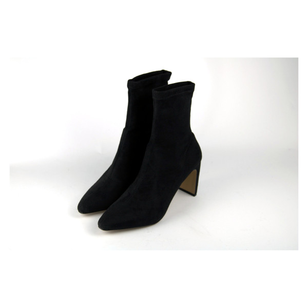 Jane Suede Heeled Boots — The Drop