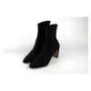 Jane Wildleder-Stiefel mit Absatz – The Drop