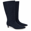 Botas de ante azul Serena — The Drop