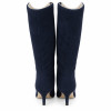 Botas de ante azul Serena — The Drop