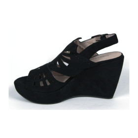 Sandalias de cuña Liseron negras — Chattawak