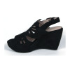 Sandalias de cuña Liseron negras — Chattawak