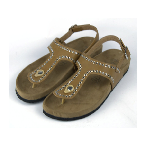Bradford flache Sandalen in Beige — Chattawak