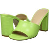 Mules à talon Pattie vert lime — The Drop