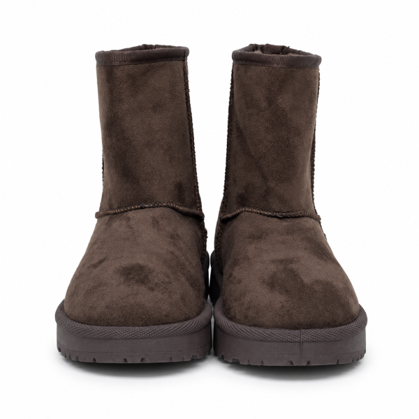 Women's lined ankle boots in brown 39 or black 41