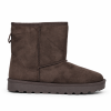 Bottines fourrées femme marron 39 ou noir 41